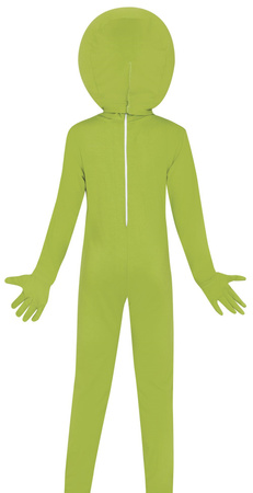 Kostium Strój Zielony KOSMITA Obcy Ufo Alien 5-6 l