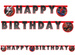 Baner Happy Birthday SPIDERMAN Marvel 200cm