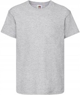 Koszulka SZARA T-Shirt Bawełniany 7-8 lat, 128cm