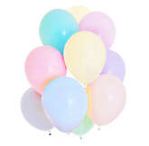 Balony pastelowe 12 cali, 10 szt., PASTEL mix