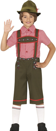 Kostium Strój Bawarczyk Tyrolczyk OKTOBERFEST 7-9l