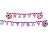 Baner Happy Birthday LOL Glitterati, 210 cm