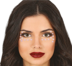 Naklejki Biżuteria Ozdoba Twarzy pod Oczy GWIAZDKI