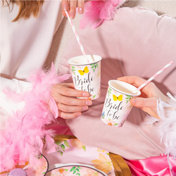 Kubeczki Wieczór Panieński Bride to be 220ml 6szt.