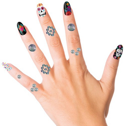 Naklejki Biżuteria Kryształki Ozdoba na Twarz Ręce