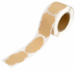 Naklejki na Rolce Etykiety Vintage 5x3cm 250cm