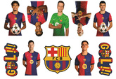 Tatuaże Zmywalne FC BARCELONA 10szt.