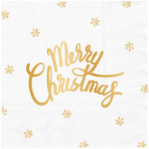 Serwetki Merry Christmas, 33x33cm, 10szt.
