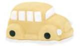 Figurka cukrowa Auto żółte, 1 szt.
