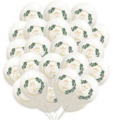 Balony Weselne Białe Ślub Mąż Żona 14 cali, 25szt.