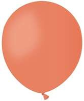 Balony metaliczne 5 cali 25 szt, pomarańcz