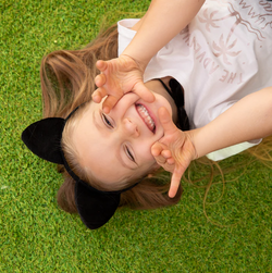 Zestaw Akcesoria do Przebrania Strój Czarny KOTEK