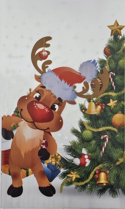 Woreczki Foliowe XMAS Dwustronny Nadruk 25x40cm