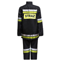 Strój strażaka 2 częściowy 130/140 1 szt. 