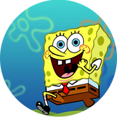 Opłatek tortowy 14 cm, SpongeBob 1 szt.