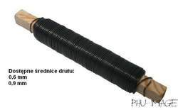 Drucik na patyku, czarny, śr. 0,8mm, 100g