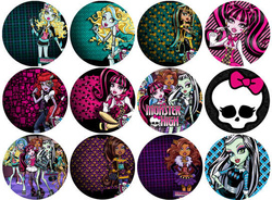 Muffiny na babeczki, Monster High1 kpl.