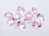 Diamentowe konfetti 20 mm, j. róż, 10 szt.