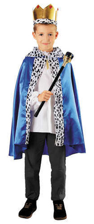 Zestaw Przebranie Król Niebieski, 1 op.
