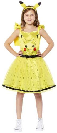 Strój Kostium Sukienka PIKACHU Pokemon 10-12 lat