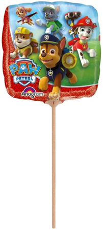 Balon foliowy Psi Patrol NADMUCHANY PATYCZEK 23cm