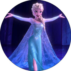 Opłatek tortowy 14 cm Frozen II 1 szt.