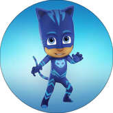 Opłatek tortowy 20 cm, Pidżamersi 1 szt.