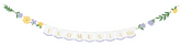 Girlanda Baner Dekoracja Komunia Święta Kwiatki 3m