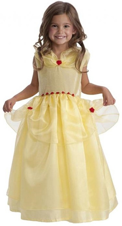 Kostium Strój Żółta Baśniowa Księżniczka 110/120cm