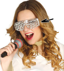 Okulary Gwiazdy Popu, 1 szt.