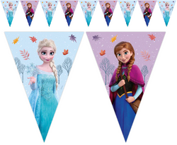 Baner Papierowy Frozen KRAINA LODU Urodziny 230cm