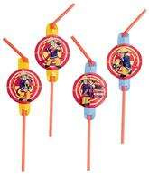 Słomki Strażak Sam, 8 szt.