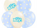 Balony "It`s a Boy", zestaw mix błękitny, 5 szt.
