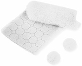 Futerkowe Pompony na Taśmie BIAŁE 3cm, 50szt