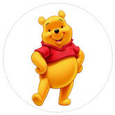 Opłatek tortowy 14 cm, Kubuś Puchatek 1 szt.