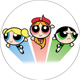 Opłatek tortowy 20 cm, Atomówki 1 szt.