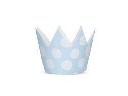 Korony Party - Roczek, błękit, 10 cm, 1 op.