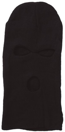 Czarna KOMINIARKA Komandosa Złodzieja Ninja Bal