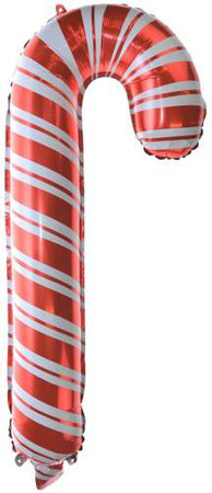 Balon Foliowy Lizak Laska Cukrowa Święta 70cm