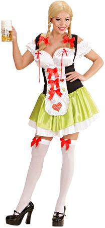 Kostium Strój BAWARKA Kokardki OKTOBERFEST, L