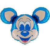 Balon foliowy Myszka Peggy Niebieska 14", 1 szt.