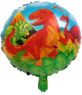 Balon foliowy Dinozaur, 18cali, 1szt.
