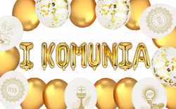 Zestaw  Komunijny Balony, KOMUNIA