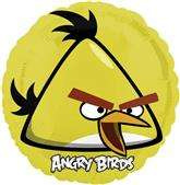 Balon foliowy 18" Angry Birds Yellow Bird, 1 szt.