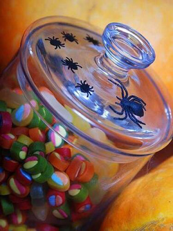 Konfetti "Pająki" Halloween, 15g, 1op.