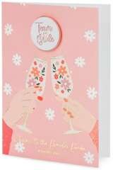 Kartka z pinem Bride Team, 10.5x14.8cm