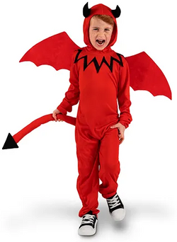 Kostium Strój Czerwony DIABEŁ Szatan 116-128cm