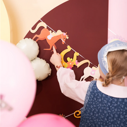 Baner Girlanda KONIKI Konie Urodziny 270cm 