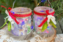 Naklejki Świąteczne Brokatem SARENKI ANIOŁKI 27szt