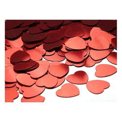 Konfetti dekoracyjne, Serca 6 mm, 1 opak.